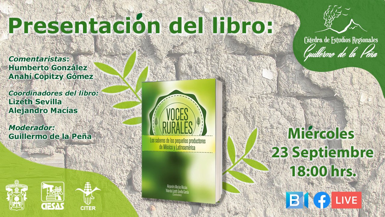 Presentación del libro: <em>Voces rurales</em>