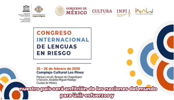 Reseña del Congreso Internacional de Lenguas en Riesgo, preludio del lanzamiento de la Década las Lenguas Indígenas declarada por la UNESCO