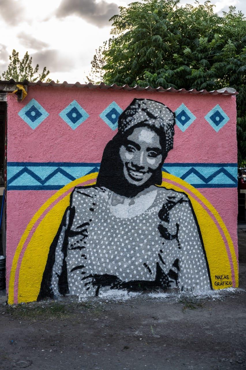 Murales en “El Nacimiento de los Negros Mascogos” – Ichan Tecolotl